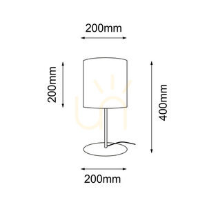 Lampa stołowa Antigo Lamego G szara 40 cm 2028 small 1