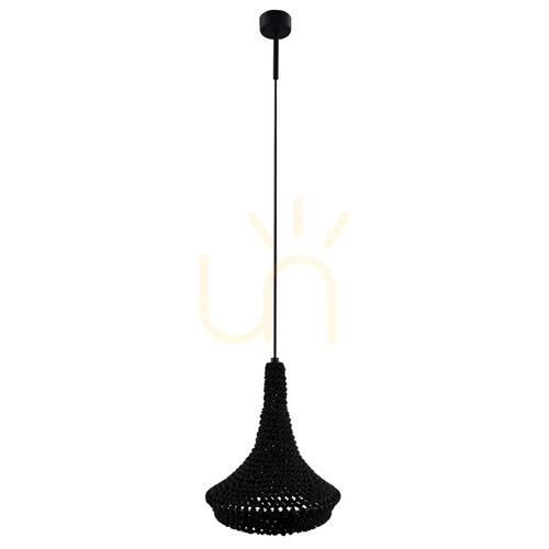 Sprawdź Lampa wisząca Antigo Mahaka 1 czarna E27 26 cm 5172