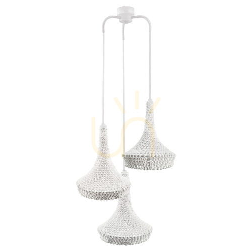Sprawdź Lampa wisząca Antigo Mahaka 3 biała 50 cm 5177