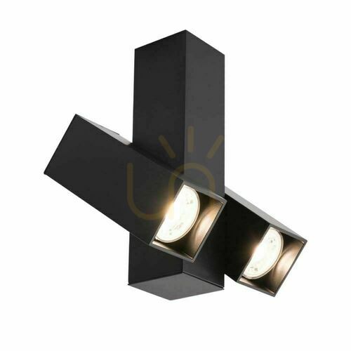 Sprawdź Reflektor 2-punktowy Antigo Mitsuma czarny LED MR11 7998