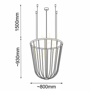 Lampa wisząca Antigo No. Moon O Z czarna 80 cm GX53 5143 1 Lampa wisząca Antigo No. Moon O Z czarna 80 cm GX53 5143 small 1