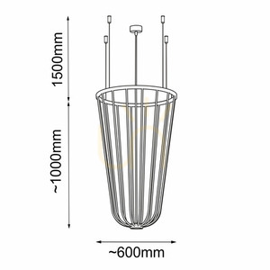 Lampa wisząca Antigo No. Moon A Z czarna 60 cm GX53 5145 small 1