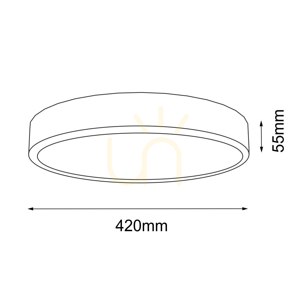 Zobacz Plafon LED Antigo Nomi czarny 42x42 cm 4000K 8446 Plafon LED Antigo Nomi czarny 42x42 cm 4000K 8446