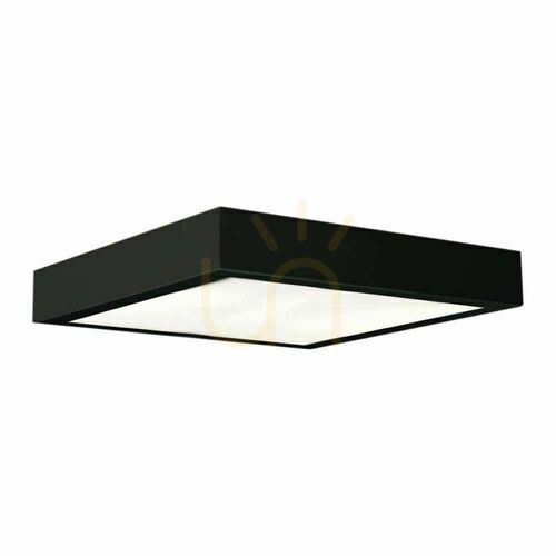 Sprawdź Plafon LED Antigo Nomi czarny 42x42 cm 4000K 8450