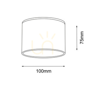 Plafon Antigo Suwa czarny GX53 10x10 cm 1174 small 1