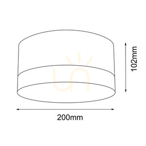 Plafon Antigo Tosa czarny IP44 20 cm GX53 LED 8060 small 1