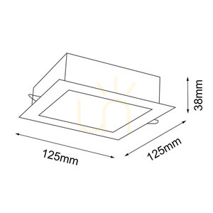 Oprawa wpuszczana LED Antigo Tottori IL biała 12,5 cm IP44 3000K 7727 1 Oprawa wpuszczana LED Antigo Tottori IL biała 12,5 cm IP44 3000K 7727 small 1