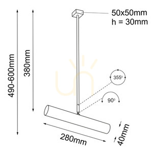 Reflektor Antigo Yabu R1 czarny LED MR11 2241 small 1