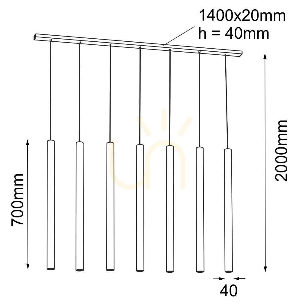 Zobacz Lampa wisząca Antigo Yabu 7 biała 7576 LED MR11 140 cm Lampa wisząca Antigo Yabu 7 biała 7576 LED MR11 140 cm