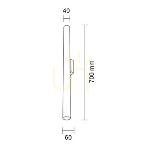 Kinkiet Antigo Yabu K1 czarny IP44 70 cm 8075 small 1