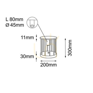 Lampa stojąca ogrodowa Antigo Hagi 9905 antracyt 30 cm MR11 small 1