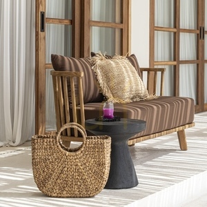 Stolik boczny BAZAR BIZAR Gravity czarny Suar Wood 40 cm small 2