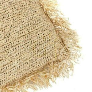Poszewka na poduszkę BAZAR BIZAR Raffia Collection naturalna 35x100 cm small 4