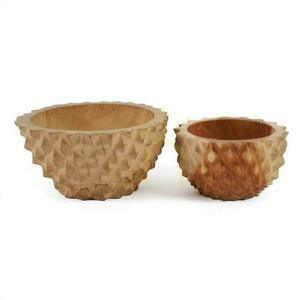 Miska dekoracyjna BAZAR BIZAR Teak Root Collection z drewna tekowego S small 2