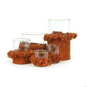 Świecznik BAZAR BIZAR Oh My Gee Rust Velvet S small 4