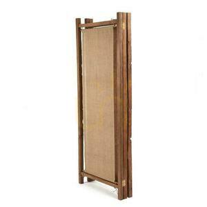 Parawan BAZAR BIZAR z drewna tekowego i juty naturalny 178 cm small 2