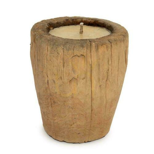 Sprawdź Kufer na świece BAZAR BIZAR drewniany naturalny 34x34x38 cm