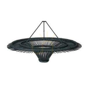 Lampa wisząca BAZAR BIZAR The Sky czarna rattan XXL Oversized Collection small 0