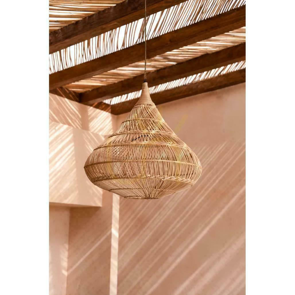 Zobacz Lampa wisząca BAZAR BIZAR The Drop Natural rattan L Lampa wisząca BAZAR BIZAR The Drop Natural rattan L