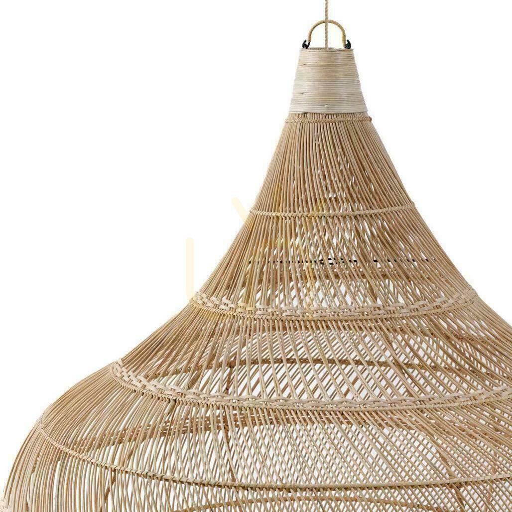 Obejrzyj Lampa wisząca BAZAR BIZAR The Drop Natural rattan L Lampa wisząca BAZAR BIZAR The Drop Natural rattan L