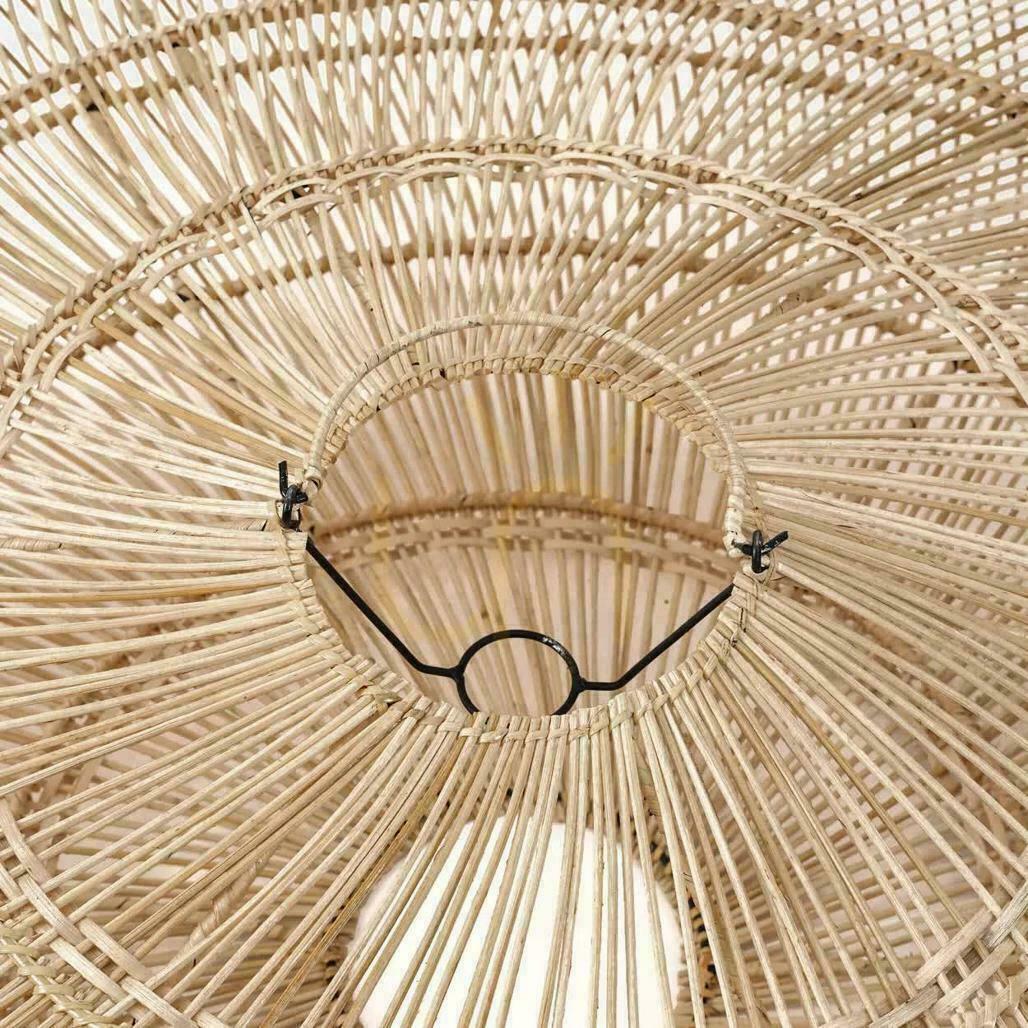 Obejrzyj Lampa wisząca BAZAR BIZAR Macaron naturalna XL rattan Oversized Collection Lampa wisząca BAZAR BIZAR Macaron naturalna XL rattan Oversized Collection