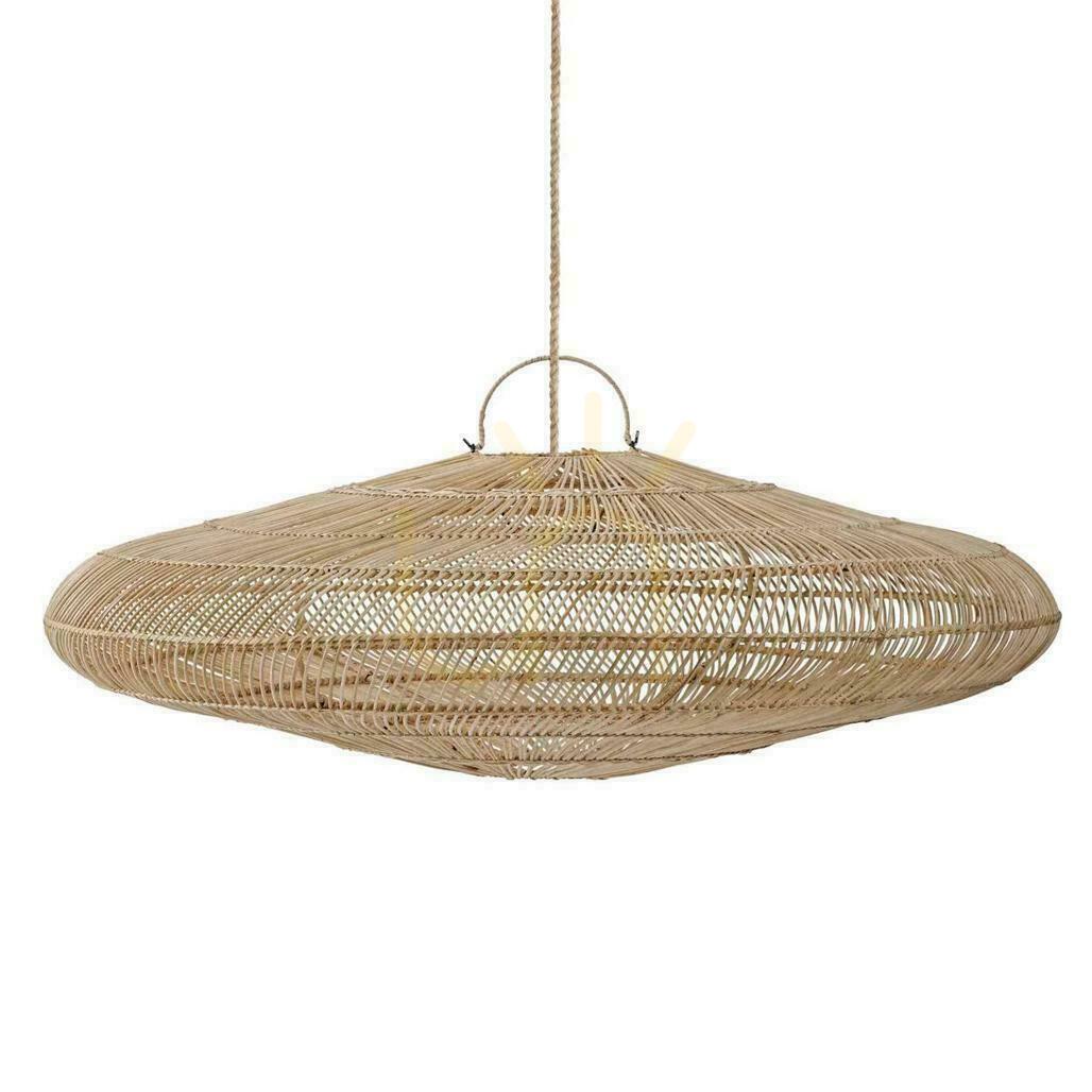 Sprawdź Lampa wisząca BAZAR BIZAR Macaron naturalna XL rattan Oversized Collection Lampa wisząca BAZAR BIZAR Macaron naturalna XL rattan Oversized Collection