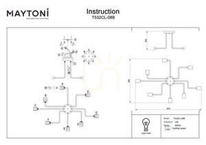 Plafon GILBERT T532CL-08B Maytoni small 5