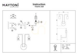Kinkiet GILBERT T532WL-02B Maytoni small 3