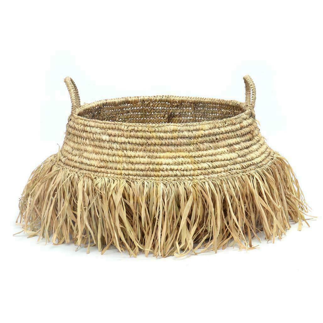 Sprawdź Kosz wiklinowy BAZAR BIZAR Baskets rafia naturalny 45x45x30 cm Kosz wiklinowy BAZAR BIZAR Baskets rafia naturalny 45x45x30 cm
