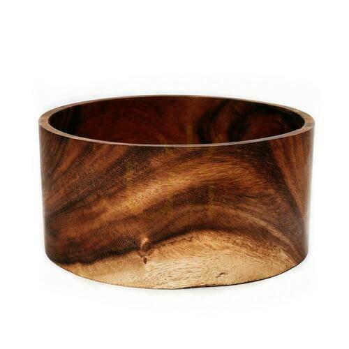Sprawdź Miska na sałatkę BAZAR BIZAR Suar Wood naturalna L Bowls