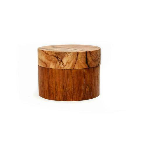 Sprawdź Pojemnik dekoracyjny z drewna tekowego BAZAR BIZAR Teak Root Collection S