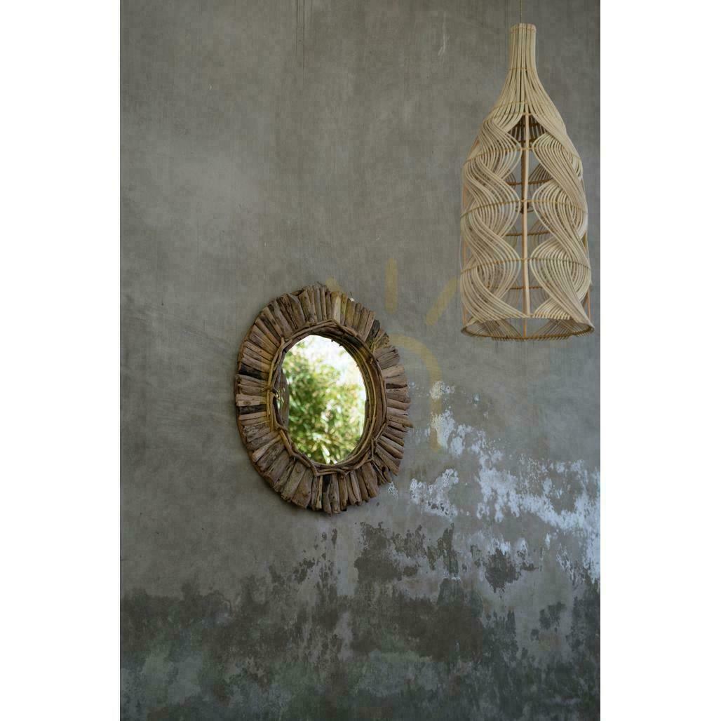 Sprawdź Lampa wisząca BAZAR BIZAR Garaffa naturalna rattan L Lampa wisząca BAZAR BIZAR Garaffa naturalna rattan L