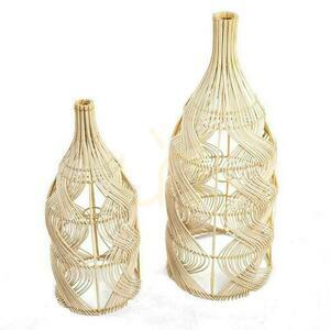 Lampa wisząca BAZAR BIZAR Garaffa naturalna rattan L 7 Lampa wisząca BAZAR BIZAR Garaffa naturalna rattan L small 7