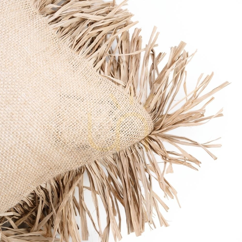 Obejrzyj Poszewka na poduszkę Bonita z juty - naturalna - 30x50 Poszewka na poduszkę Bonita z juty - naturalna - 30x50