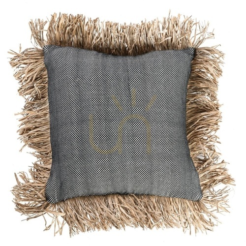Sprawdź Poszewka na poduszkę BAZAR BIZAR Cotton Bonita 40x40 naturalna czerń