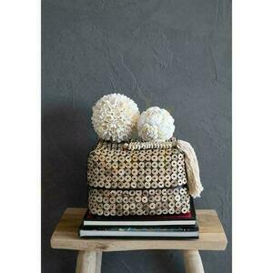 Brelok do kluczy macrame Fishbone BAZAR BIZAR kremowy bawełniany 2 Brelok do kluczy macrame Fishbone BAZAR BIZAR kremowy bawełniany small 2