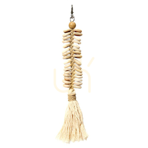 Brelok do kluczy macrame Fishbone BAZAR BIZAR kremowy bawełniany 0 Brelok do kluczy macrame Fishbone BAZAR BIZAR kremowy bawełniany small 0