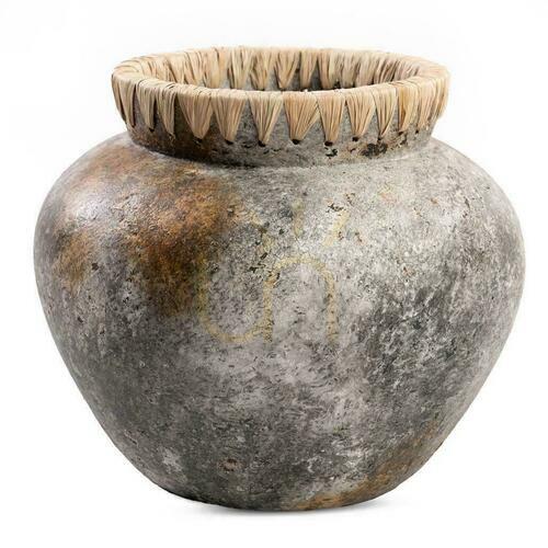 Sprawdź Wazon BAZAR BIZAR Styly Terracotta Collection szary antyczny M