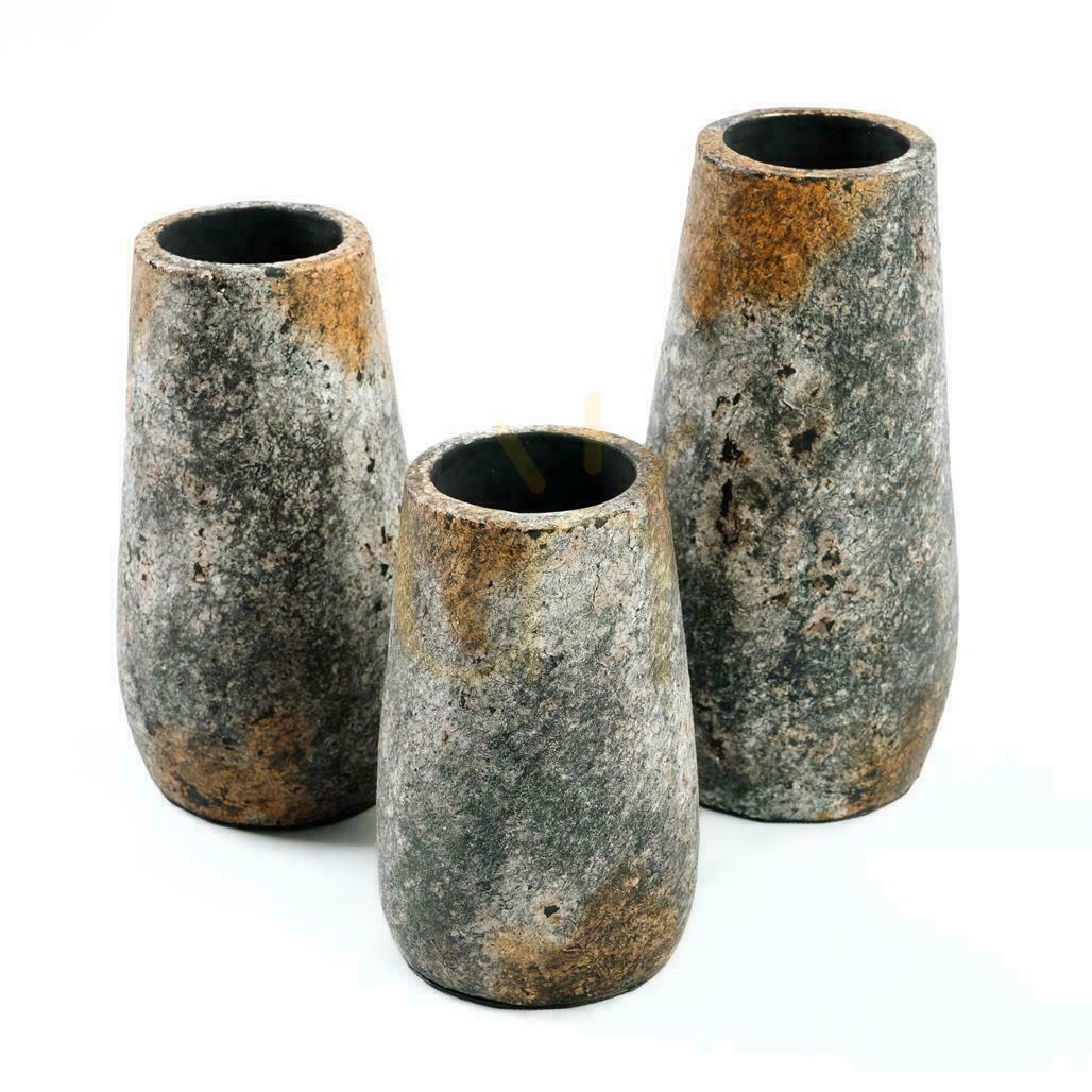 Sprawdź Wazon BAZAR BIZAR Terracotta Collection antyczna szarość S 22 cm Wazon BAZAR BIZAR Terracotta Collection antyczna szarość S 22 cm