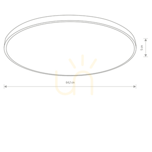 Plafon AGNES ROUND LED PRO 10982 Nowodvorski biały LED 64 W 4000 K IP44 small 5