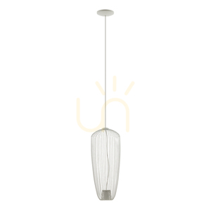 Lampa wisząca PUMPKIN S 11242 Nowodvorski GU10 R50 jedwabisty szary 27 cm small 0