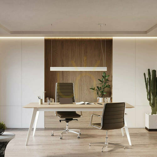 Sprawdź Lampa wisząca FARGE biała LED 3000K  - THORO