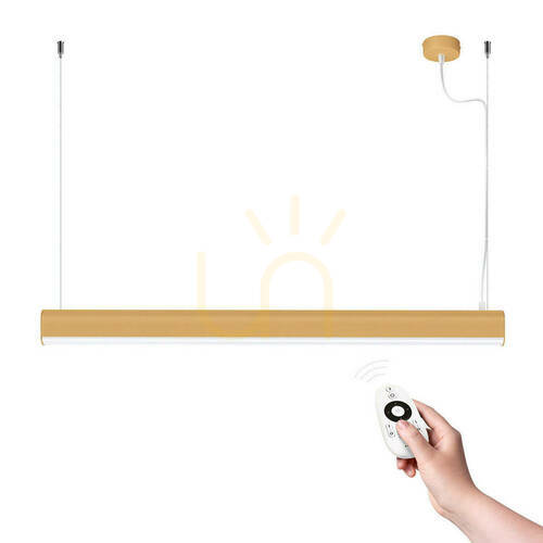 Sprawdź Lampa wisząca FARGE złota LED 3000K  - THORO