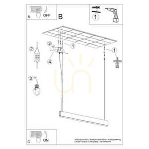Lampa wisząca LYKKE 120 LED 4000K  - THORO small 4