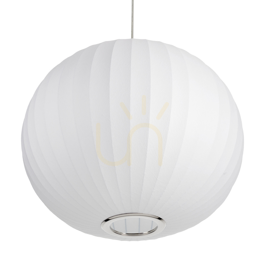 Pokaż Lampa wisząca SILK biała 50 cm Lampa wisząca SILK biała 50 cm