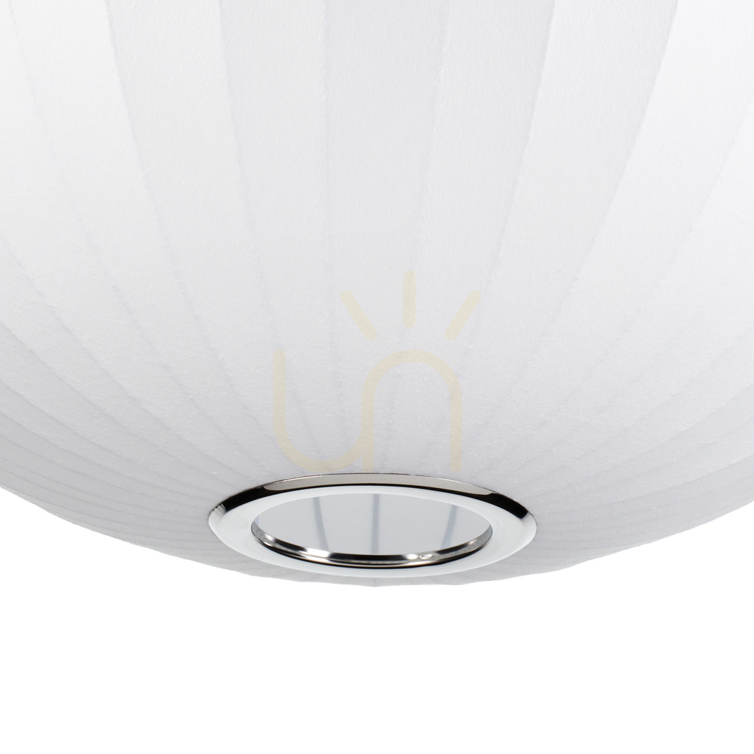 Zobacz Lampa wisząca SILK biała 50 cm Lampa wisząca SILK biała 50 cm