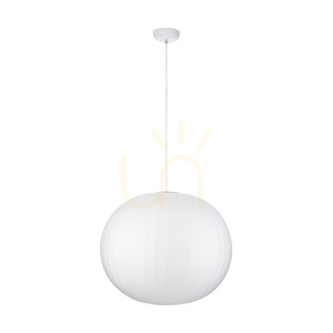Lampa wisząca SILK biała 60 cm small 2