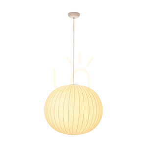 Lampa wisząca SILK biała 60 cm small 5