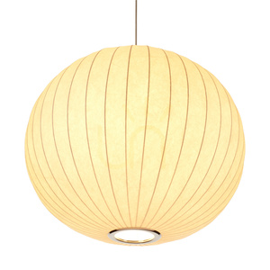 Lampa wisząca SILK biała 60 cm small 9
