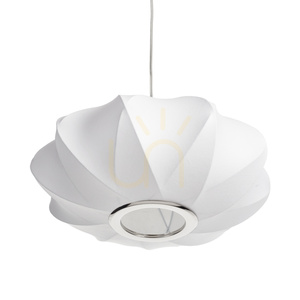 Lampa wisząca SILK X-shape biała 40 cm small 3